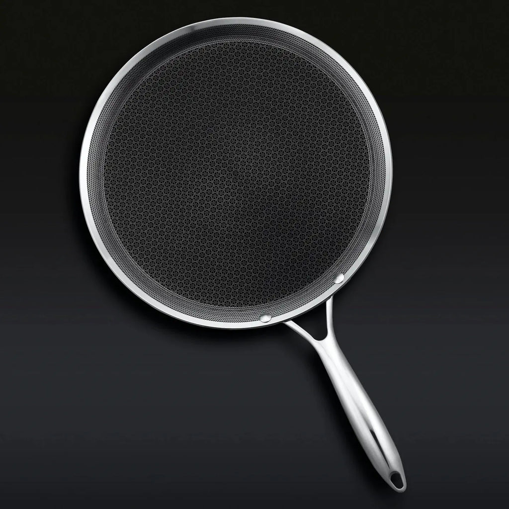 Poêle Grill Hybride Inox 30 cm