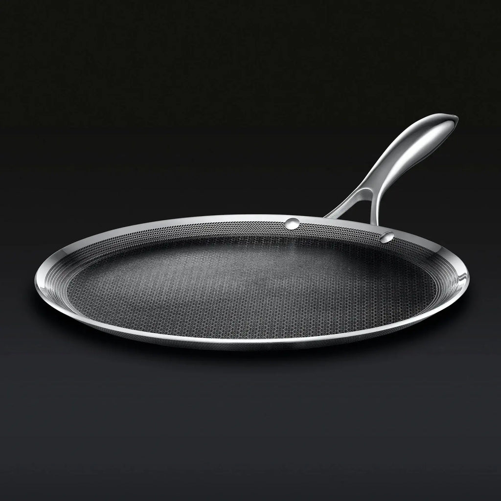 Poêle Grill Hybride Inox 30 cm