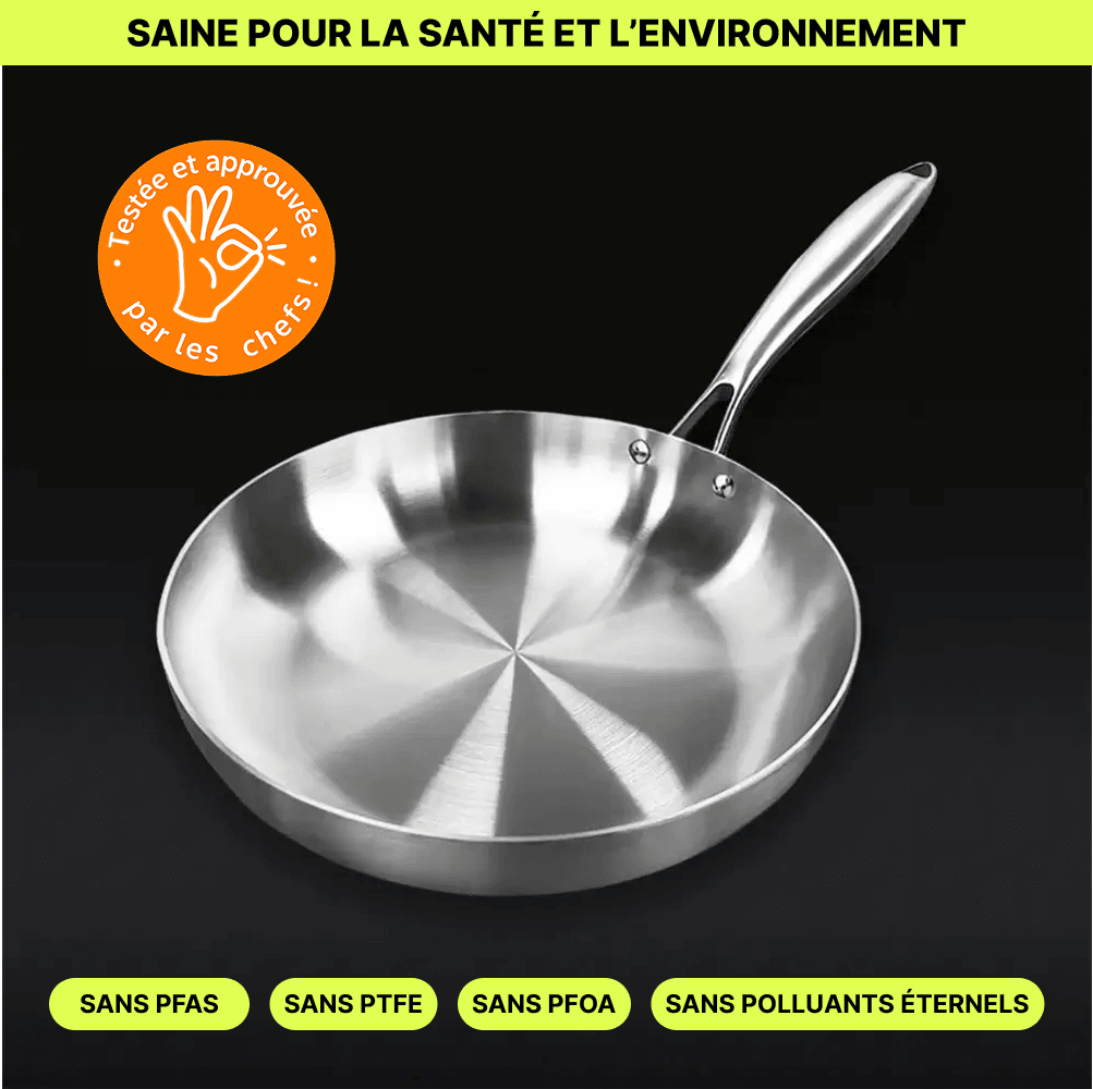La Poêle Essentielle Inox Premium - 28 cm