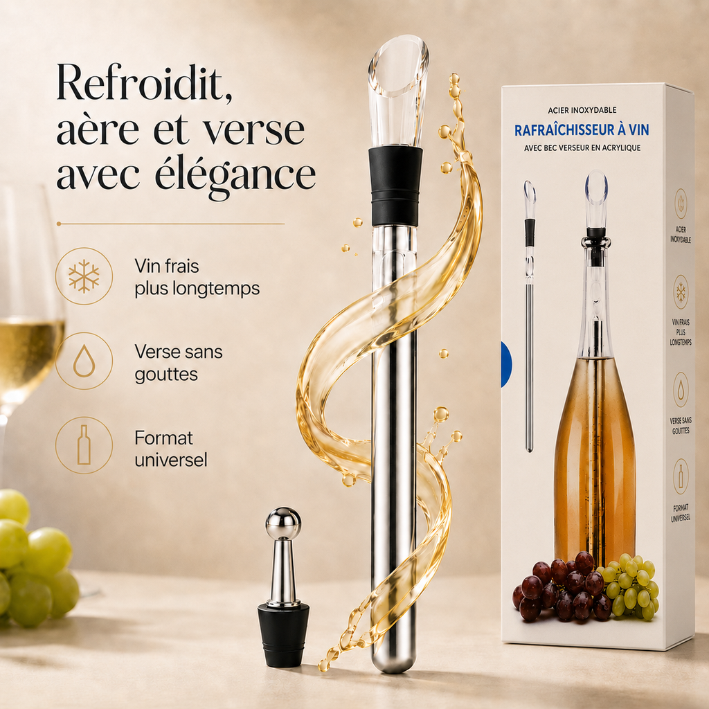 Vinkylare - Rafraîchisseur à Vin 3-en-1