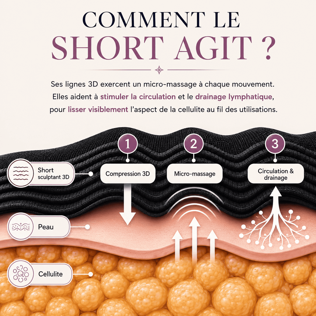 Short Sculptant 3D - Anti-Cellulite