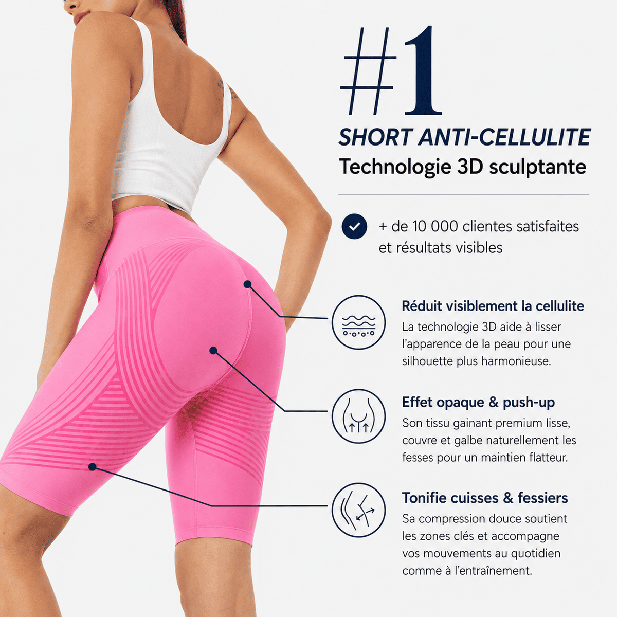 Short Sculptant 3D - Anti-Cellulite